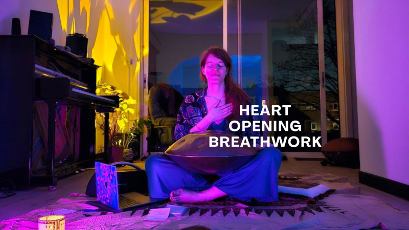 Heart opening breathwork with live handpan