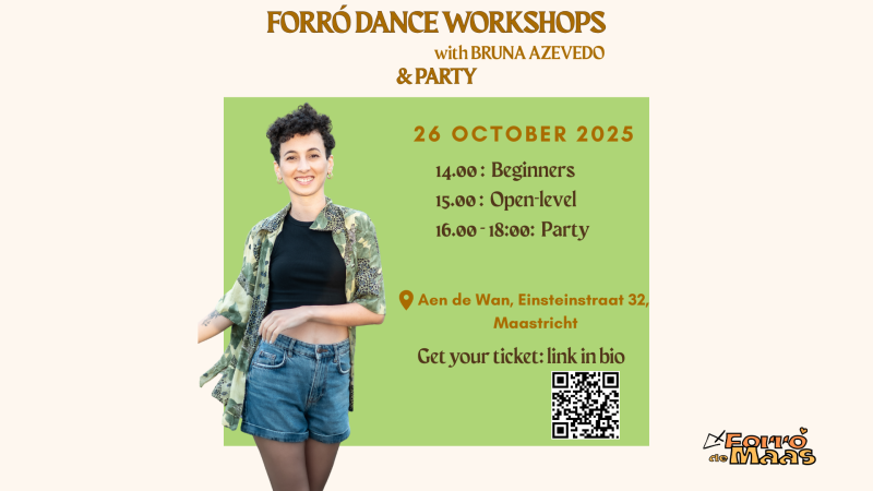 Forró workshops with Bruna Azevedo & Party