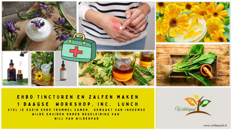 Outdoor EHBO zalven en tincturen maken