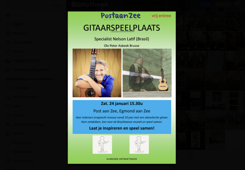 Gitaarspeelplaats Egmond