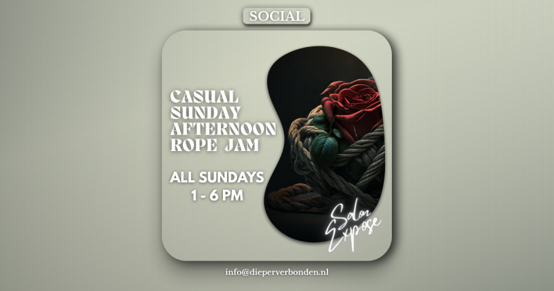 LIMINAL - Casual Sunday afternoon rope jam - Community Building, Shibari, Connection