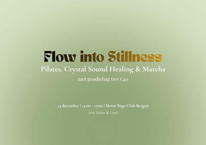 ✴︎ Flow into Stillness • Pilates, Crystal Sound Healing & Matcha ✴︎ 