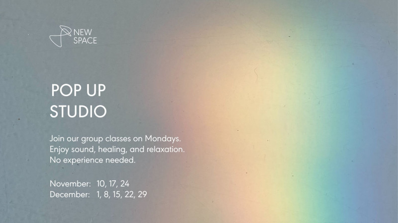 POP UP STUDIO - till end of year