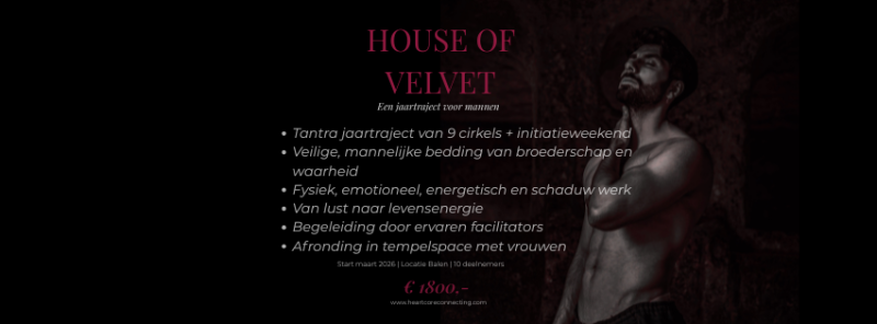 House of Velvet - tantra jaartraject mannencirkel