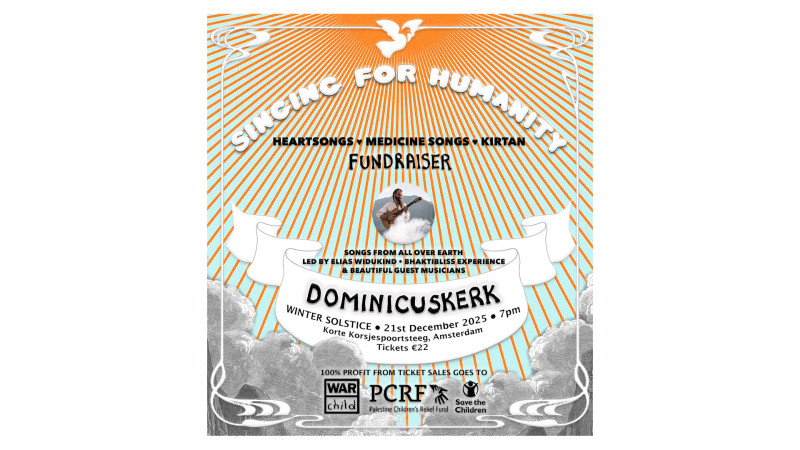 Singing For Humanity ♥ Fundraiser ♥︎ Music Evening Singing Circle - Kirtan, Círculo de canto, Noche de música