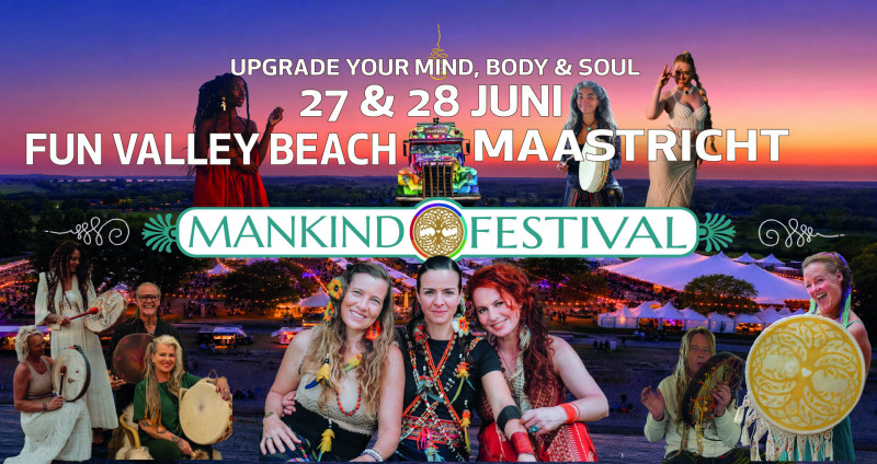Mankind Festival & Ibiza-Markt 27 &28 juni Fun Valley Beach Maastricht - Festivals, 1-Dags retraite, Live muziek