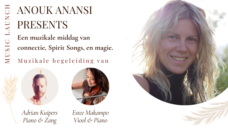 Anouk Anansi - Music Launch - Featuring Adrian Kuipers & Estee Makampo - Live muziek, Optreden