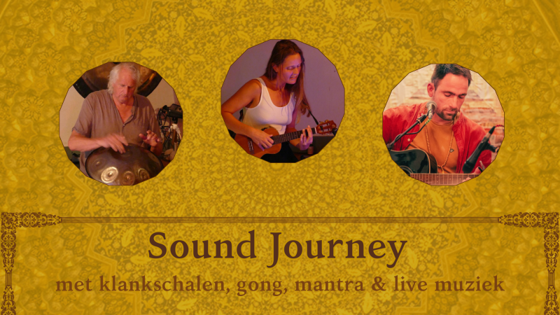 Sound Journey met klankschalen, gongs, mantra & live muziek