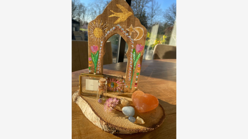 Workshop je eigen tempeltje of thuis altaartje maken.  - Creativiteit, Innerlijk Kind, Tempel