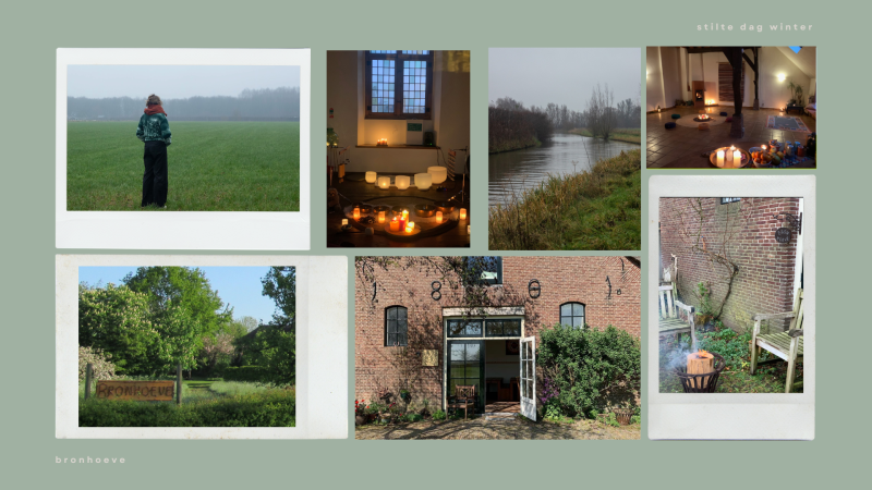 S T I L T E   |  Eendaagse Stilte Retraite  |  met Twee Klankreizen - Retraite silencieuse, Retraite d'un jour, Mini retraite dans la nature