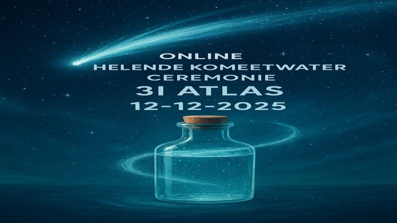 🌟 Online Helende Komeetwater Ceremonie – 3I-Atlas Portal Activatie