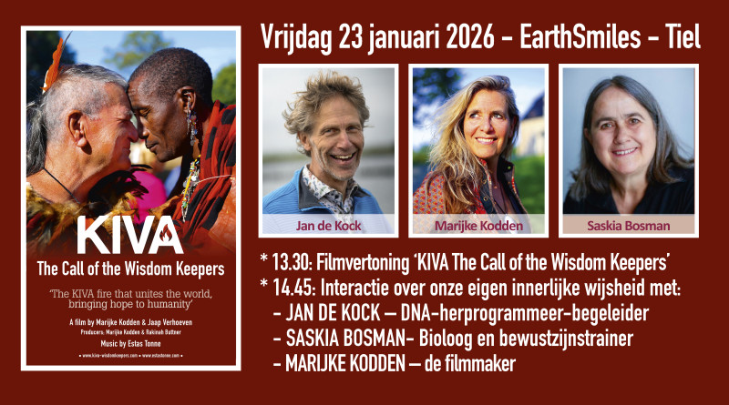 Speciale KIVA film- en Interactiemiddag met Thema: INNERLIJKE WIJSHEID - Film, Belevingslezingen
