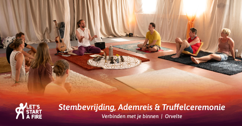 Stembevrijding, Ademreis & Truffelceremonie - 1-Day Retreat, Truffle Ceremony, Breath Circle