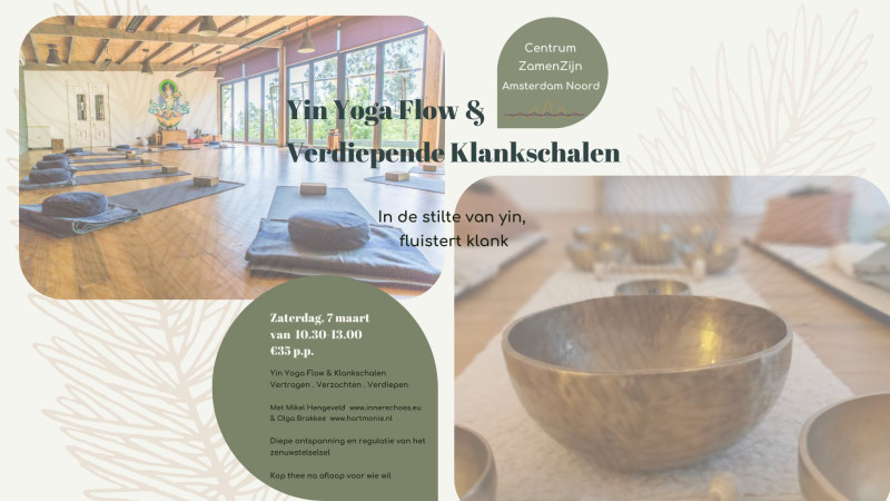Yin Yoga Flow & Verdiepende Klankschalen - Yoga, Klankschalen, Ontspanning
