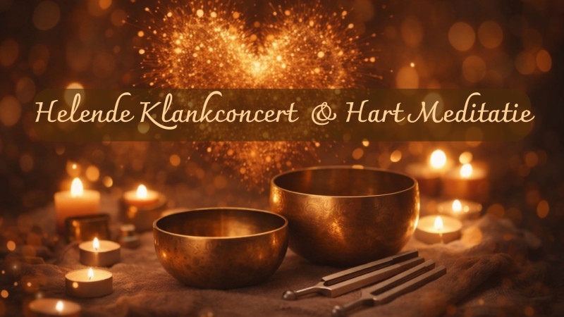 Helende Klankconcert & Hartmeditatie - Guérison par le son, Méditation, Bain sonore
