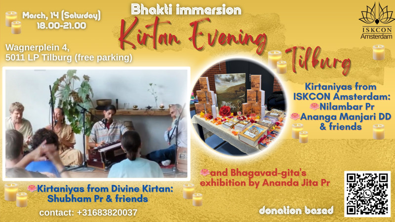 Bhakti Immersion Kirtan Evening  - Kirtan, Mantra Singing, Dining Together