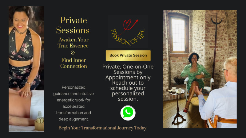 1:1 “Private Sessions”- series of sessions