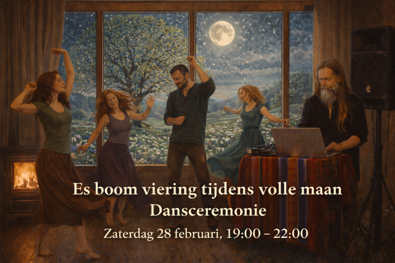 Een volle maan ceremonie met cacao en vrije dans - Danse libre, Pleine lune, Ecstatic Dance