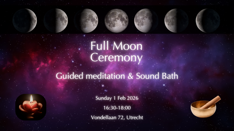 🌕 Full Moon Ceremony – Guided Meditation & Sound Bath 🌕 - Hipsy