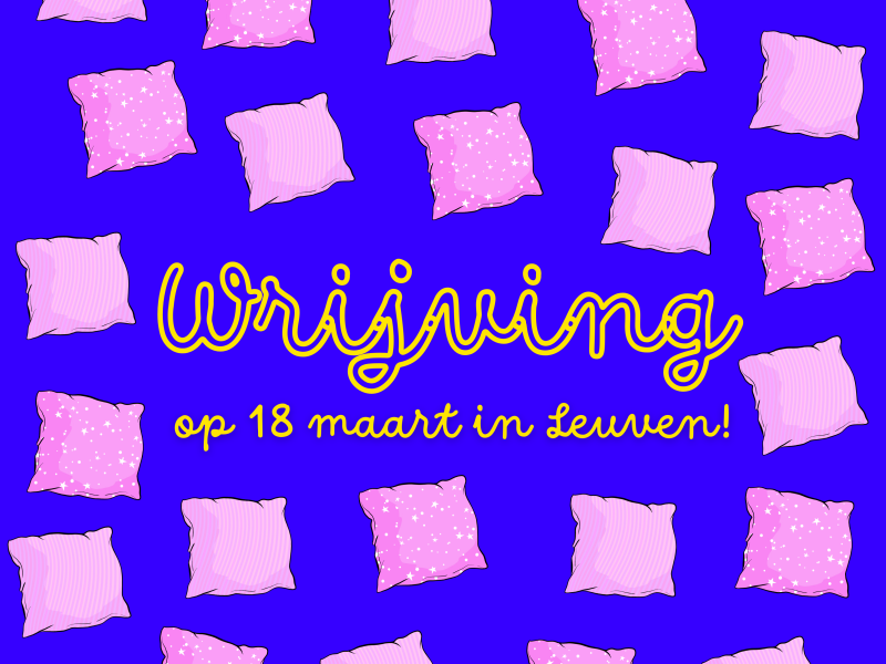 Wrijving - (h)eerlijke seksverhalen - V-Fest Leuven - Conte, Sexualité consciente