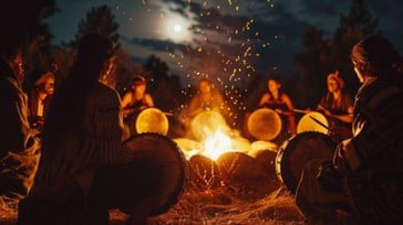 Muziek Drumcirkel Kom spelen!  - Mixed Circle, Drum Circle, Spiritual Development