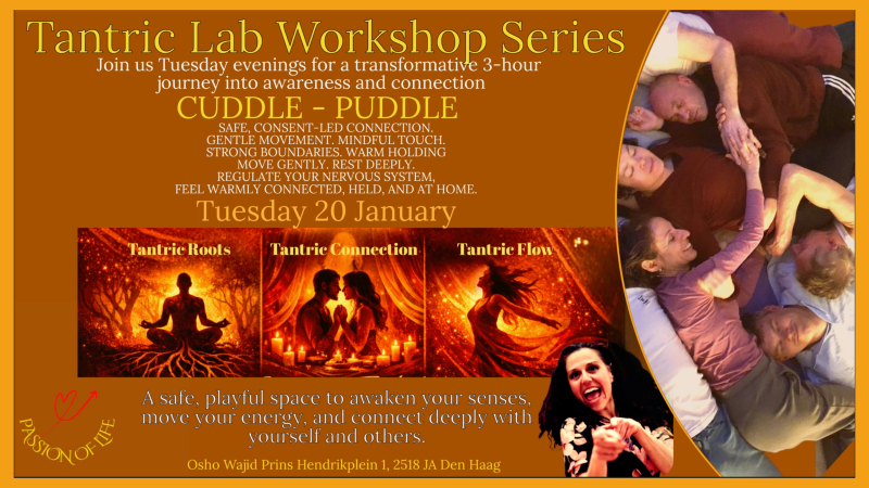 CUDDLE PUDDLE (TANTRIC LAB) - Tantra, Knuffelworkshops, Verbinding