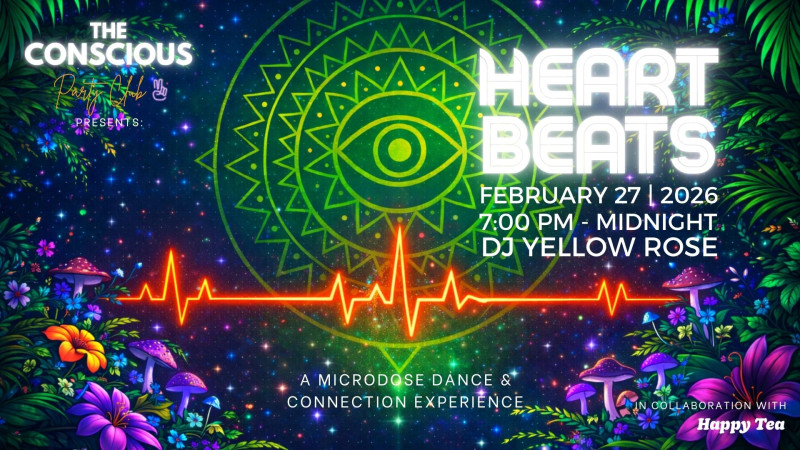 Heart Beats by The Conscious Party Club - Clubbing conscient, Cérémonie du truffe, Ecstatic Dance
