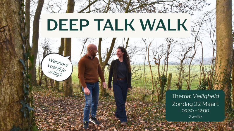 Deep Talk Walk - Thema: Veiligheid  - Hiking, Connection, Community Building