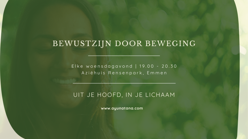 Bewustzijn door beweging, elke woensdag avond