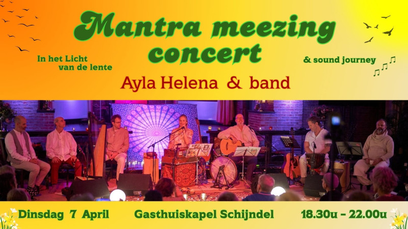 Mantra meezing concert met Ayla Helena - Chant de mantras, Cercle de chant, Musique live