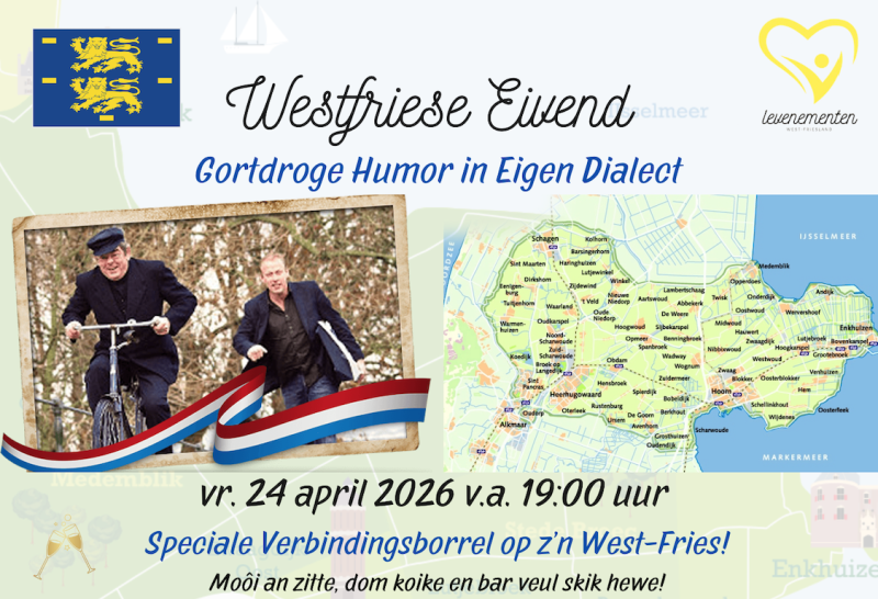 Westfriese Eivend - Verbindingsborrel met humor op z'n Westfries