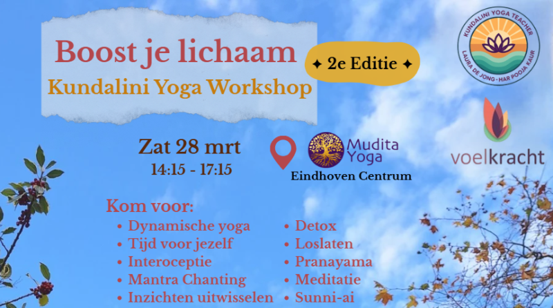 Boost je lichaam! - Kundalini Yoga Workshop