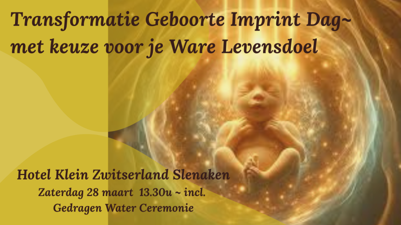 Transformatie Geboorte Imprint ~ en bewuste Keuze voor je Levensplan  - Healing, Bewustzijnsontwikkeling, Belichaming