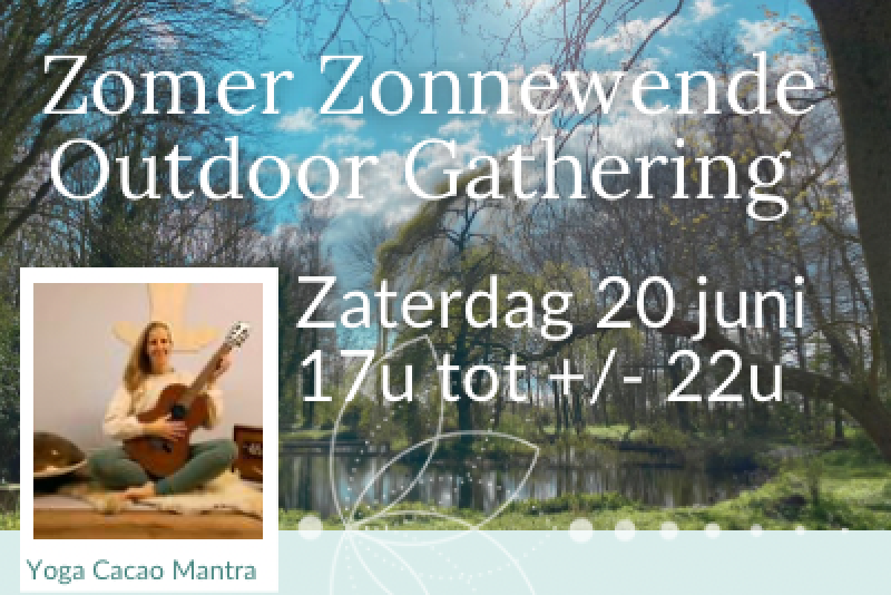 Zomer zonnewende Outdoor Yoga + Mantra & Cacao Avond🌳