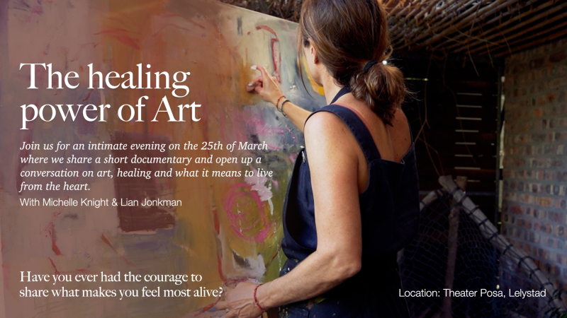Short Documentary and Painting&Poetry Sharing - Creativity as healing - Film, Verbinding, Zelfexpressie