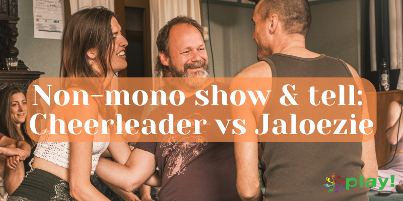 Play Utrecht & Freediv: Non-Mono-Show & Tell - Chearleader vs Jaloezie - Sharing Circle, Overige Workshops
