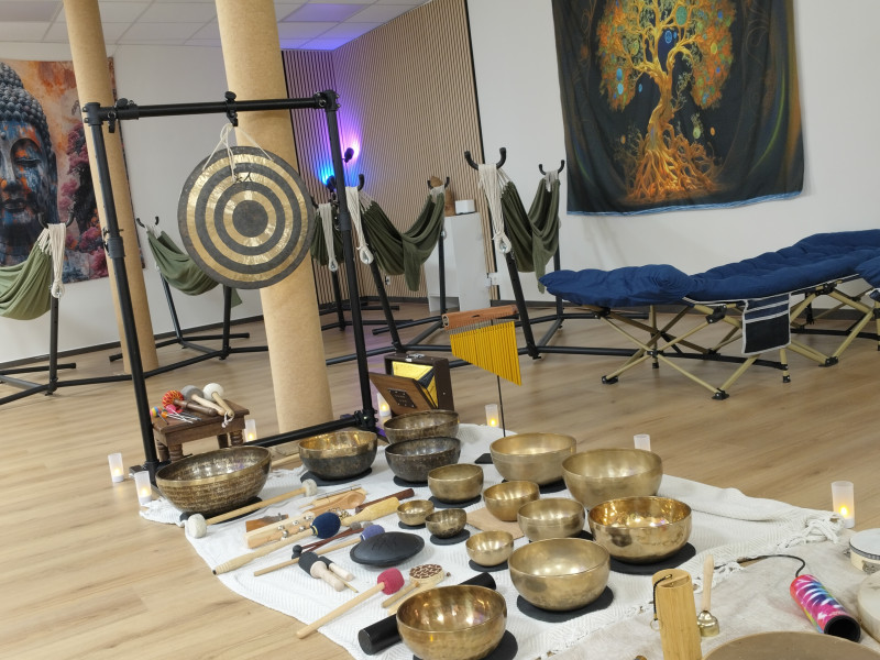 Klankenreis hangmat of bed in Temse di 24 maart 19:30 - Viaje sonoro-baño de sonido, Viaje sonoro, Meditación
