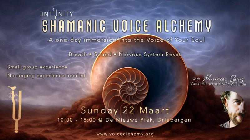 Zondag 22 Maart -Shamanic Voice Alchemy Immersion met Maurice Spees - Stemexpressie, Sjamanisme, Overige Workshops