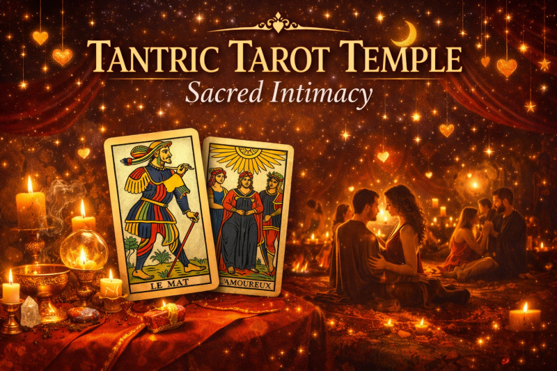 Tantric Tarot Temple: Sacred Intimacy  - Tantra, Temple, Sexualité consciente