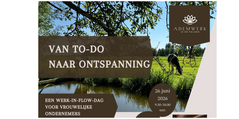 Van to-do naar ontspanning
