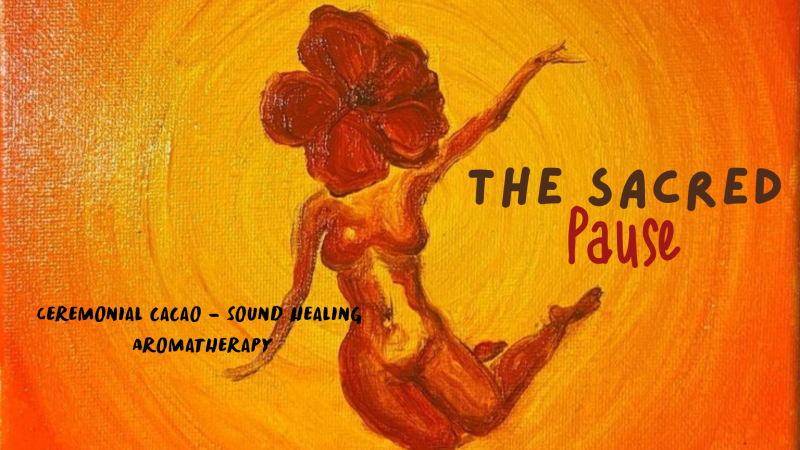 The Sacred Pause: 8/8 Lion's Gate Portal - Cacao ceremonie, Klankreis-Soundbath, Soundhealing