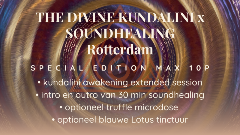 1-5 in Rotterdam SPECIAL The Divine FullMoon Kundalini & Soundhealing