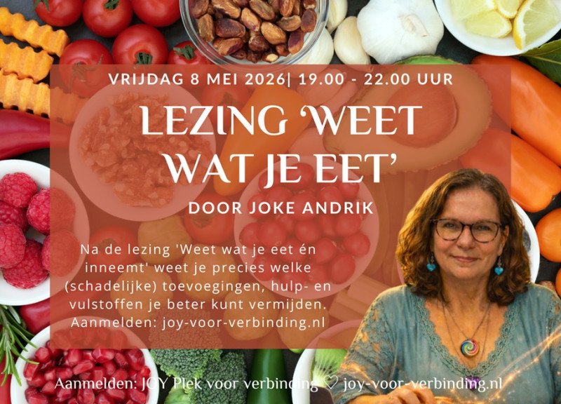 Weet wat je eet en inneemt!