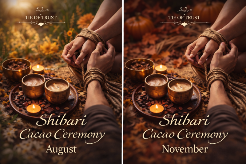 Shibari (self-tie) meets Cacao ritueel - Shibari, Cacao Ceremony, Sound Healing