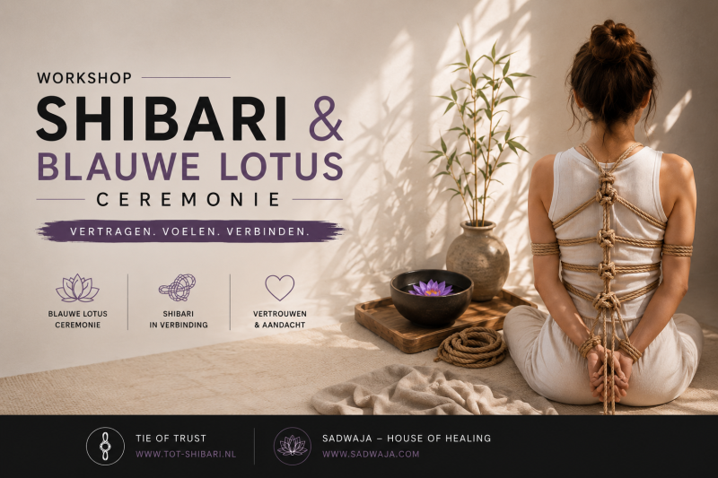Shibari level 0  – Blauwe Lotus editie