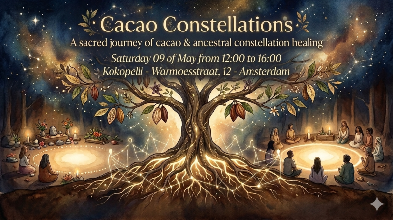 Cacao Constellations - Cérémonie de cacao, Cercle de partage, Constellations familiales