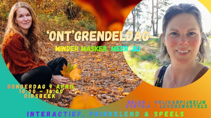 'Ont'grendeldag - minder masker, meer jij