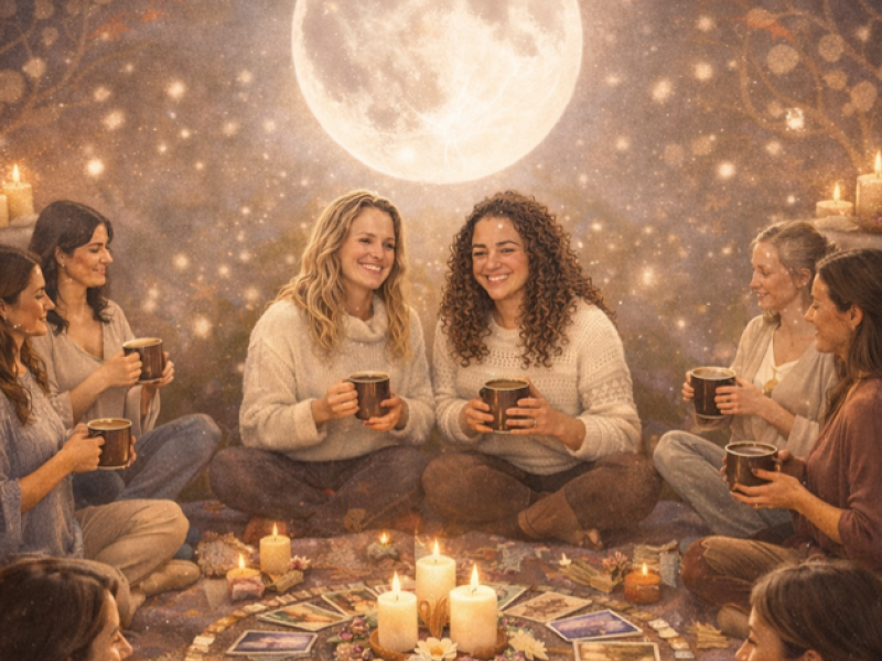 Volle maan cacaoceremonie