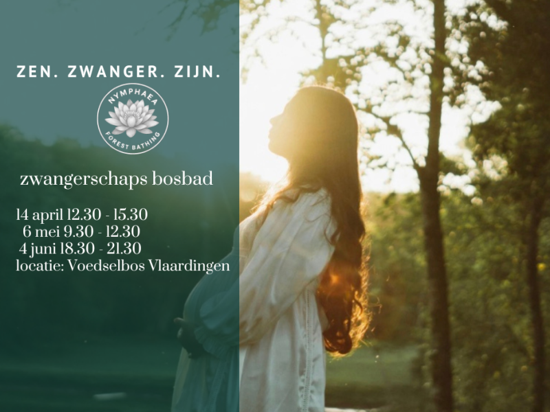 zwangerschaps avond bosbad