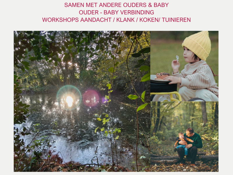 Ouder-kind natuurinspiratie ochtenden 0-2 jaar